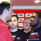Klitschko/Peter beim Wiegen