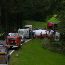 Bilder vom Unfall in Koppl