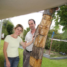 Skulpturengarten in der Montfortstraße 7