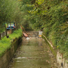 Bauarbeiten im Almkanal