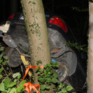 Dornbirn: Alkofahrer blieb in Böschung hängen