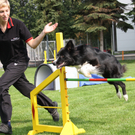 Weltmeisterin Lisa Frick mit Hund Hoss