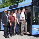 Hybridbus auf Testfahrt in Vorarlberg