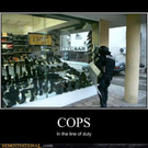 Auch Cops sind nur Menschen.