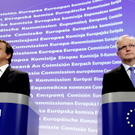 EU-Kommissionspräsident Jose Manuel Barroso bei seiner Rede in Brüssel 