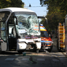Verkehrsunfall am Ring mit Bus