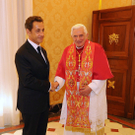 Sarkozy bei Papst Benedikt