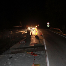 Bilder des Unfalls auf der B154