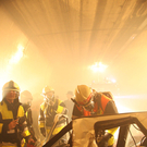 Übung im Pfändertunnel