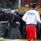 Fußball-Spiel Italien gegen Serbien abgebrochen