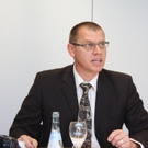 Pressekonferenz am Flughafen Friedrichshafen 