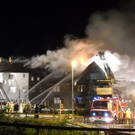 Dornbirn: Wohnhaus (Rätschkachl) in Brand