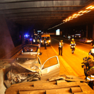 Pfändertunnel: Bregenzer prallt gegen Tunnelportal - tot