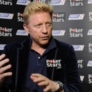 Boris Becker beim Wiener Pokerturnier