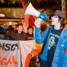 Anti-Fekter-Demo in Dornbirn