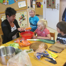 Erntedankfeier der Käferlekinder