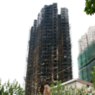 Hochhausbrand in Shanghai