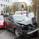 Bilder vom Unfallort in der Stadt Salzburg