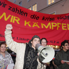 Erste Bilder der Demo in der Stadt Salzburg