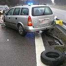 Bilder des Unfalls auf der A8
