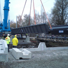 Leiblachbrücke erhielt zwei neue Tragwerke 