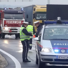 Bilder der Unfallstelle auf der A1
