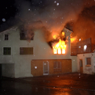 Haus in Flums in Vollbrand