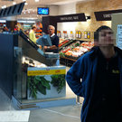 Leserreporterin Anna F. fotografiert den Billa Umbau am Franz-Josefsbahnhof