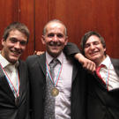 Martin Meusburger, Michael Perwein und Alexander Sandholzer 
