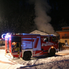 Bilder der Löscharbeiten in Bischofshofen
