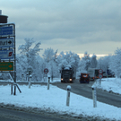 Ländle-Straßen verschneit