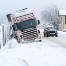 Bilder der Lkw-Unfalls auf der B159