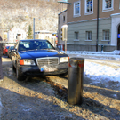 Bilder vom Pollerunfall