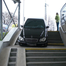 Bilder des kuriosen Unfalls