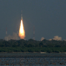 Indische Weltraumrakete kurz nach Start explodiert