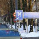 Überfüllte Stadt Salzburg