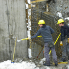 Winterbaustelle Landesmuseum