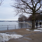 Winteridylle in den Seeanlagen