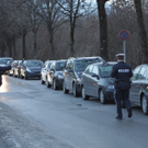 Parkplatzmangel von Sporthalle