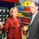 DiTech GF Aleksandra Izdebska im Gespraech mit VBGM Martin Ruepp.JPG