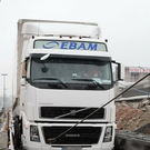 Bilder des defekten Lkw