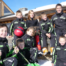 Schiverein Fraxern beim Training auf der Piste (Bilder von SV Fraxern/Silvia Peter)
