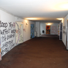 Vandalismus in Garzonunterführung