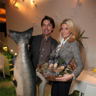 Fischwürstelessen mit Promis