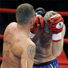 Thai-Boxkampf: Schönheitschirurg Artur Worseg gegen Markus Wagner