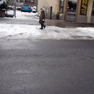 Asphaltschäden in der Klostergasse