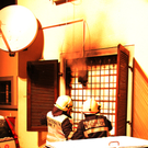 Brand bei Pizzeria in Lauterach