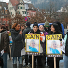 Fall Cain: Weitere Bilder der Demo am Landesgericht Feldkirch 
