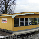 Bau des neuen Vereinsheims