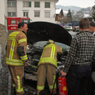 Fahrzeugbrand in Dornbirn 